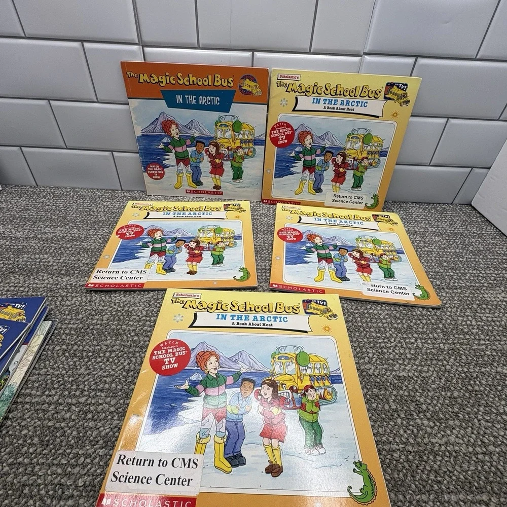 Scholastic Books Magic School Bus Collection Elementary Classroom Guided Reading